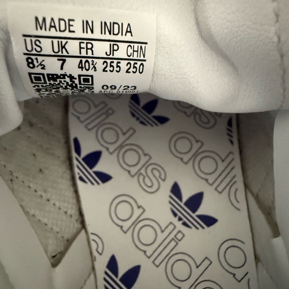 Adidas White and purple Samba Sneakers OG size 8 1/2 - Picture 8 of 12